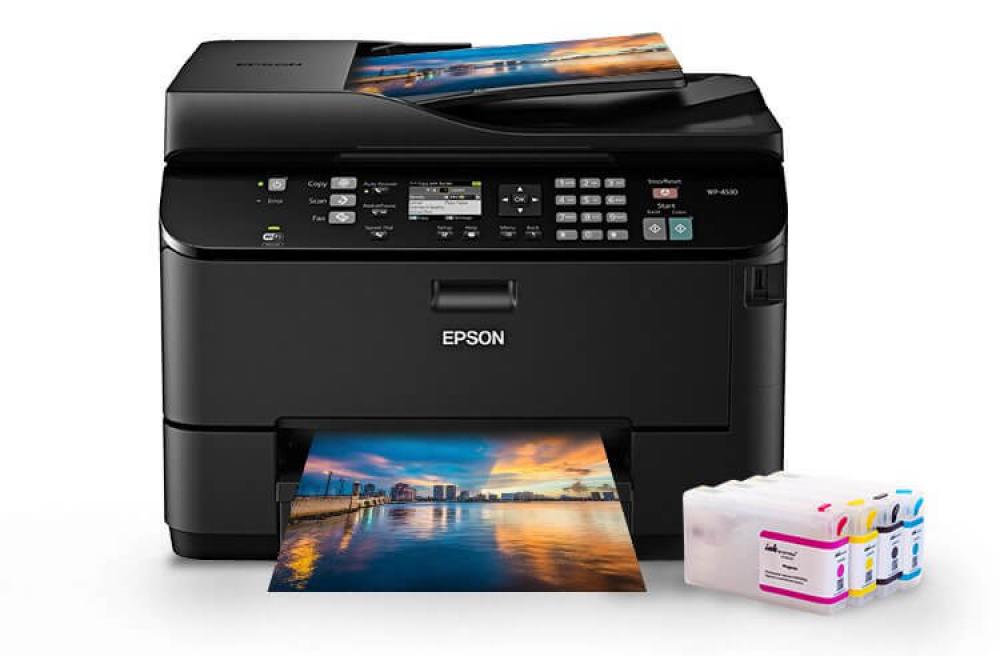 Изображение МФУ Epson WorkForce Pro WP-4530 с перезаправляемыми картриджами - изображение 1
