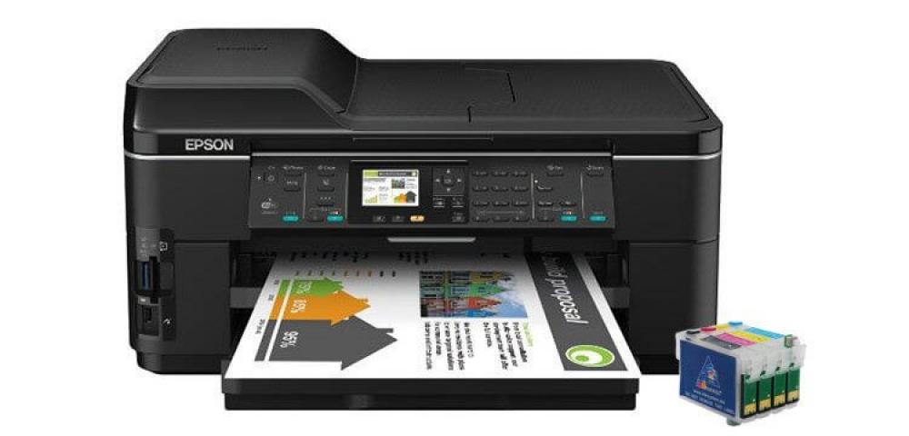 Изображение МФУ Epson WorkForce WF-7515 с перезаправляемыми картриджами - изображение 1