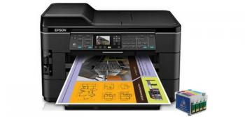 МФУ Epson WorkForce WF-7525 с перезаправляемыми картриджами МФУ Epson WorkForce WF-7525 с перезаправляемыми картриджами