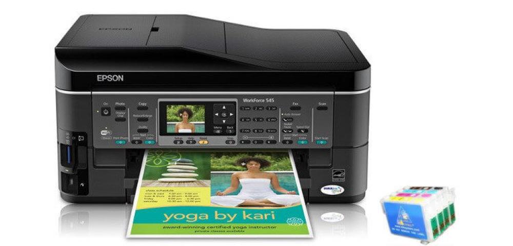 Изображение МФУ Epson WorkForce 545 с перезаправляемыми картриджами - изображение 1