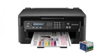 Изображение МФУ Epson Workforce WF-2510WF с перезаправляемыми картриджами