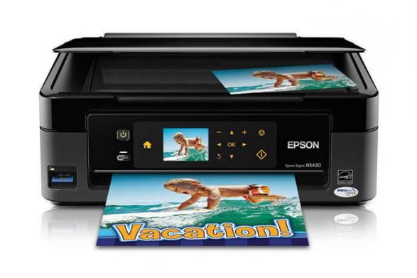 Изображение МФУ Epson Stylus NX430 с перезаправляемыми картриджами