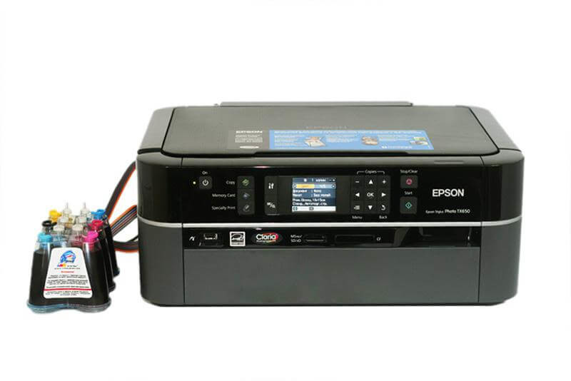 Изображение МФУ Epson Stylus Photo TX650 с чернильной системой