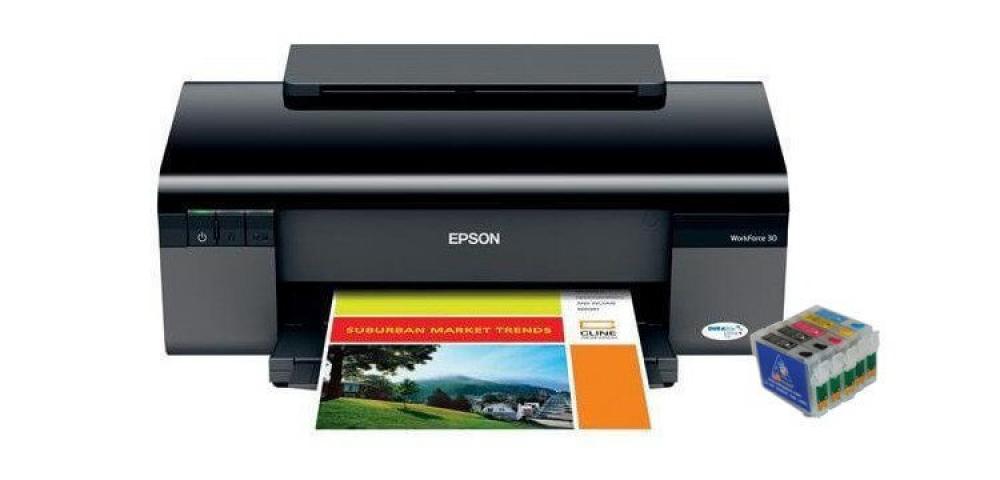Изображение Цветной принтер Epson Workforce 30 с перезаправляемыми картриджами - изображение 1