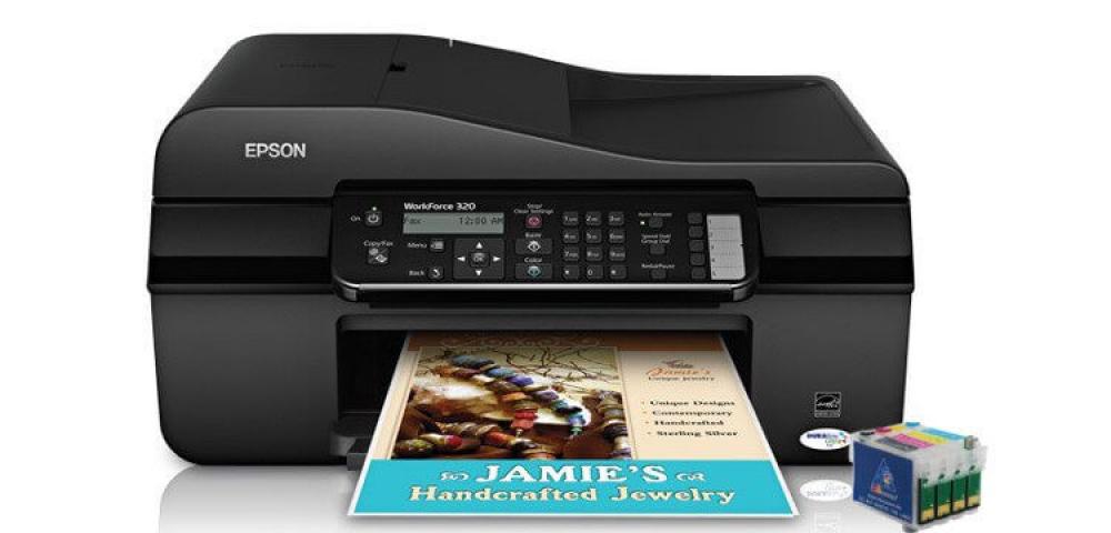 Изображение МФУ Epson WorkForce 320 с перезаправляемыми картриджами - изображение 1