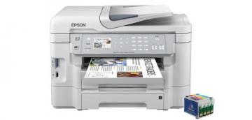 Изображение МФУ Epson WorkForce WF-3530DTWF с перезаправляемыми картриджами