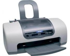 Кольоровий принтер Epson Stylus C42 з ПЗК та чорнилом