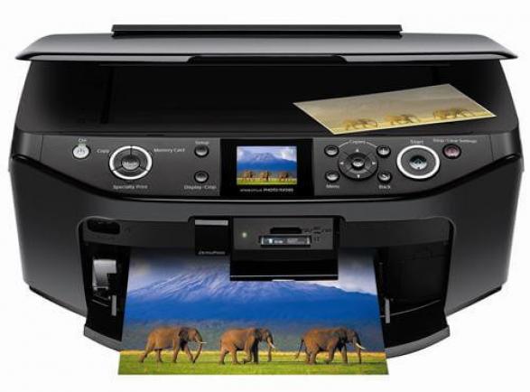 Изображение МФУ Epson Stylus Photo RX680 с перезаправляемыми картриджами