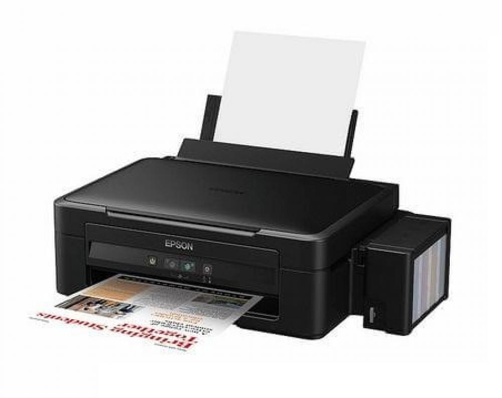Изображение МФУ Epson L210 с оригинальной СНПЧ и чернилами INKSYSTEM 70 мл - зображення 1
