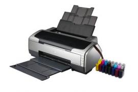 Принтер Epson Stylus Photo R1800 з СБПЧ та чорнилом