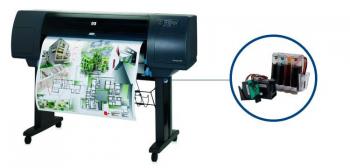 Плоттер HP DesignJet 4000 с чернильной системой