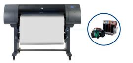 Плотер HP DesignJet 4520 з СБПЧ та чорнилом Плотер HP DesignJet 4520 з СБПЧ та чорнилом