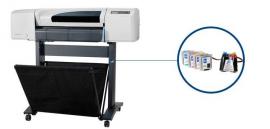 Плотер HP DesignJet 510 з СБПЧ та чорнилом Плотер HP DesignJet 510 з СБПЧ та чорнилом