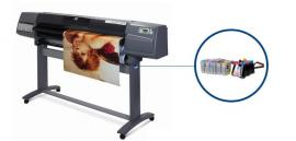 Плотер HP DesignJet 5500 з СБПЧ та чорнилом Плотер HP DesignJet 5500 з СБПЧ та чорнилом