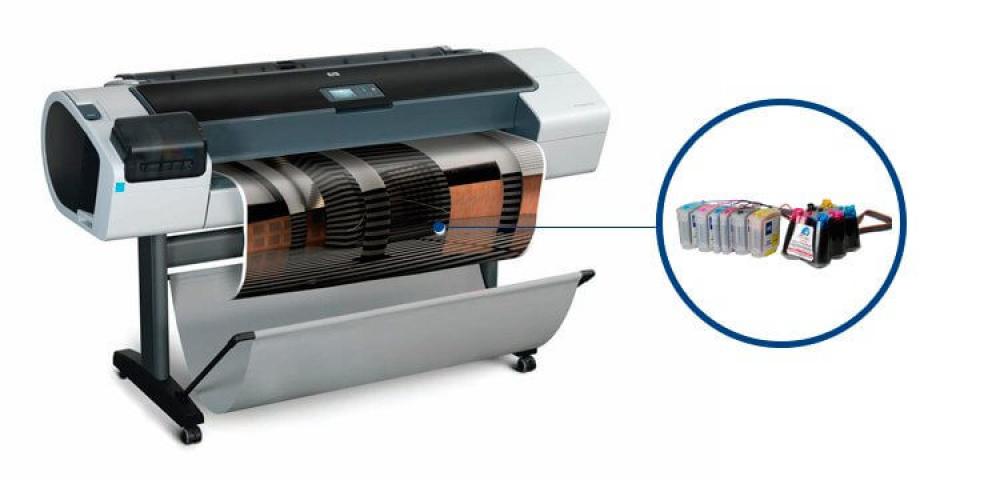 Изображение Плоттер HP DesignJet T1200 с чернильной системой - зображення 1