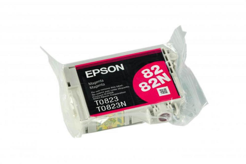 Изображение Картридж EPSON T0823 Magenta (пурпурный) код C13T08234A10