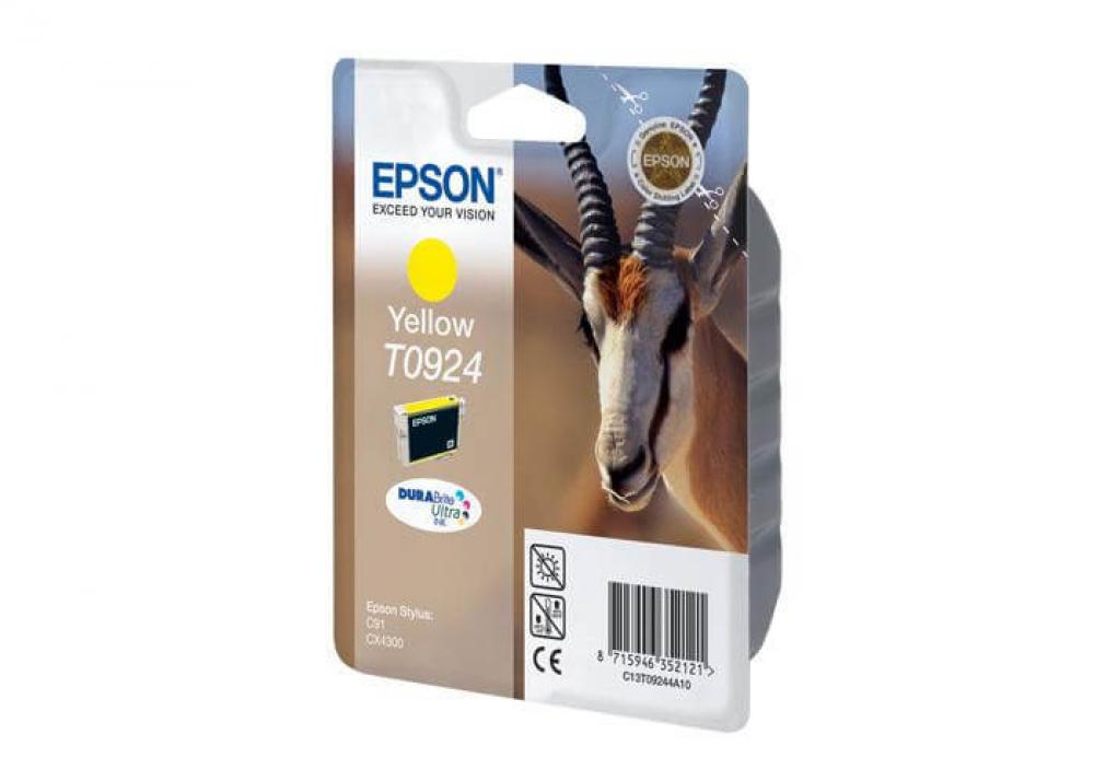 Изображение Картридж EPSON T0924 Yellow (желтый) код C13T09244A10