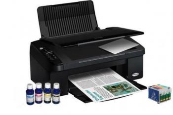 МФУ Epson Stylus TX117 с перезаправляемыми картриджами МФУ Epson Stylus TX117 с перезаправляемыми картриджами