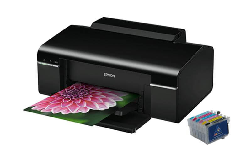 Изображение Цветной принтер Epson Stylus Photo T50, T59 с перезаправляемыми картриджами