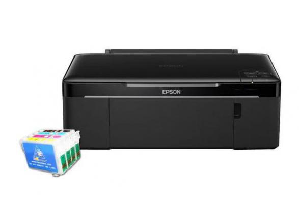 Изображение МФУ Epson Stylus SX125 с перезаправляемыми картриджами