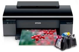 Принтер Epson Workforce 30 Refurbished с СНПЧ