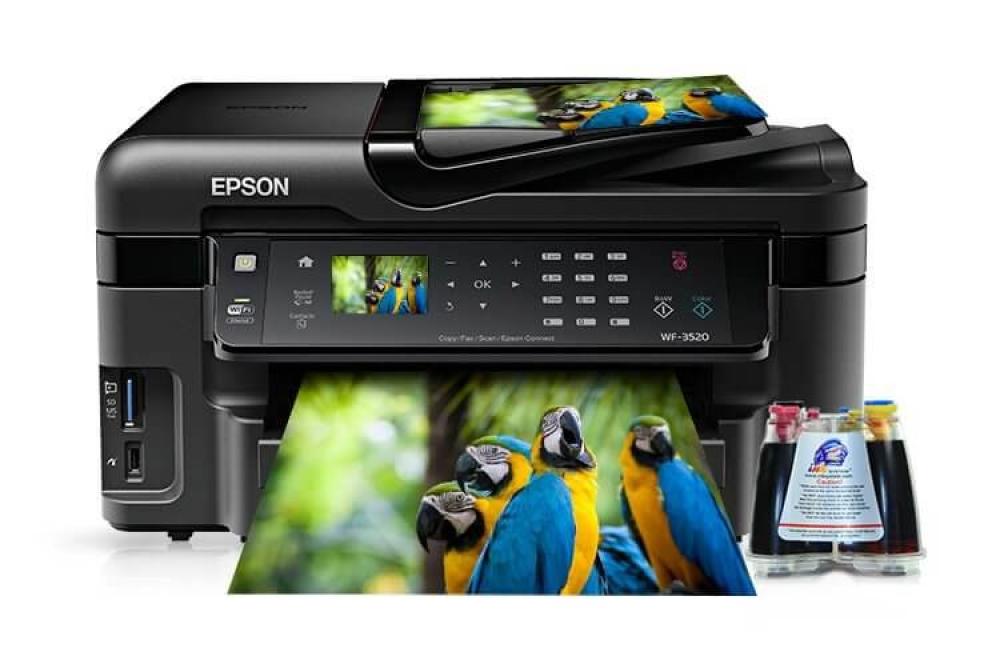 Изображение МФУ Epson Workforce WF-3520DWF Refurbished с СНПЧ - изображение 1