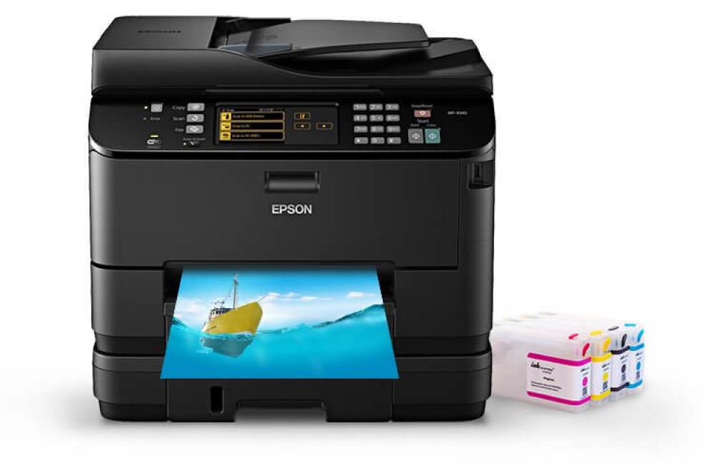 Изображение МФУ Epson WorkForce Pro WP-4540 Refurbished с перезаправляемыми картриджами - изображение 1