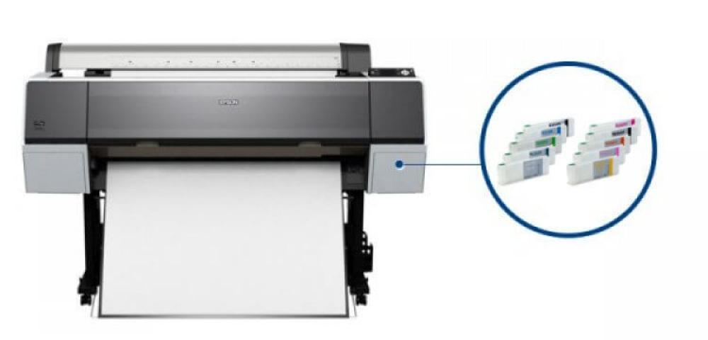 Изображение Плоттер Epson Stylus Pro 9900 Refurbished с ПЗК - зображення 1