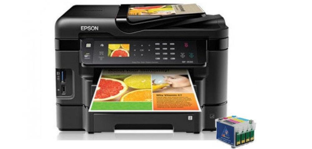 Изображение МФУ Epson WorkForce WF-3530 с перезаправляемыми картриджами - изображение 1