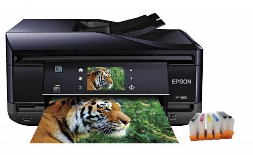 Изображение МФУ Epson Expression Premium XP-800 Refurbished с перезаправляемыми картриджами - изображение 1