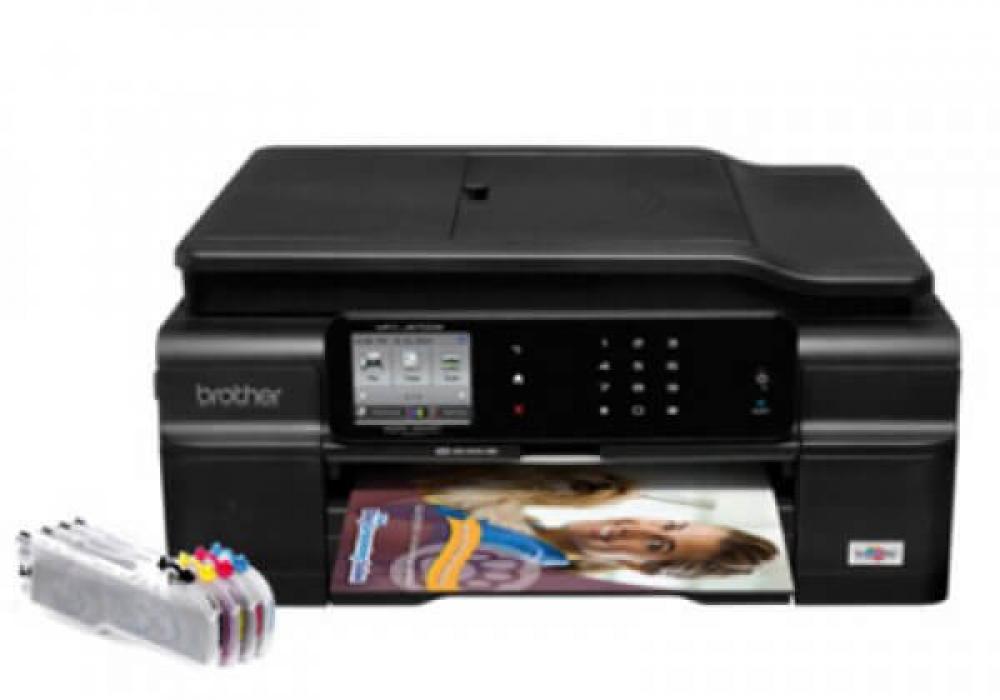 Изображение МФУ Brother MFC-J870DW с перезаправляемыми картриджами - зображення 1