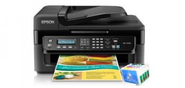 Изображение МФУ Epson Workforce WF-2530WF Refurbished с перезаправляемыми картриджами