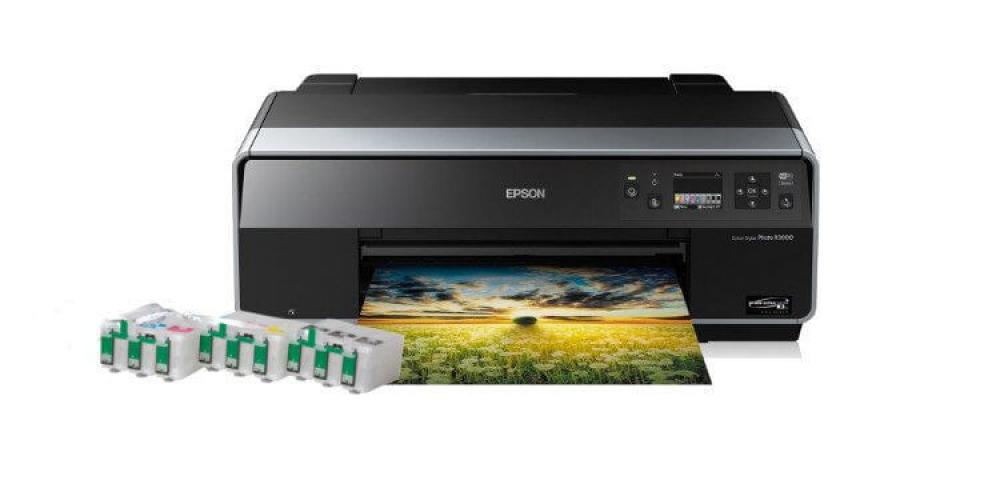 Изображение Цветной принтер Epson Stylus Photo R3000 Refurbished с перезаправляемыми картриджами - зображення 1