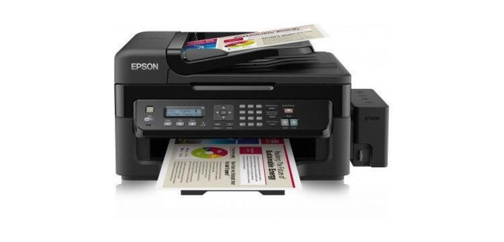Изображение МФУ Epson L555 с заводской системой НПЧ и чернилами - изображение 1