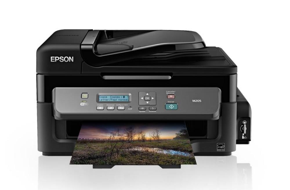 Изображение МФУ Epson M205 с заводской системой НПЧ и чернилами - изображение 1