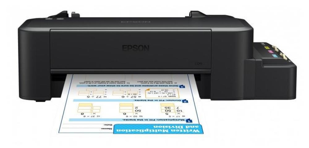 Изображение Принтер Epson L120 с заводской системой НПЧ и чернилами - изображение 1