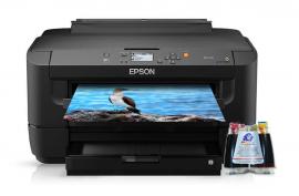 Принтер Epson Workforce WF-7110 з СБПЧ та чорнилом (Уцінка)