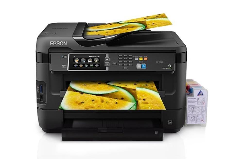 Изображение МФУ Epson WorkForce WF-7620DTWF с чернильной системой - изображение 1
