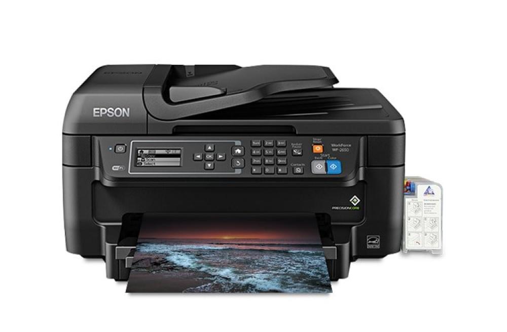 Изображение МФУ Epson Workforce WF-2650 с чернильной системой (Уценка) - зображення 1