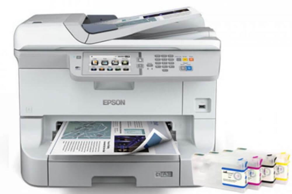 Изображение МФУ Epson WorkForce Pro WF-8590DWF с ПЗК - изображение 1