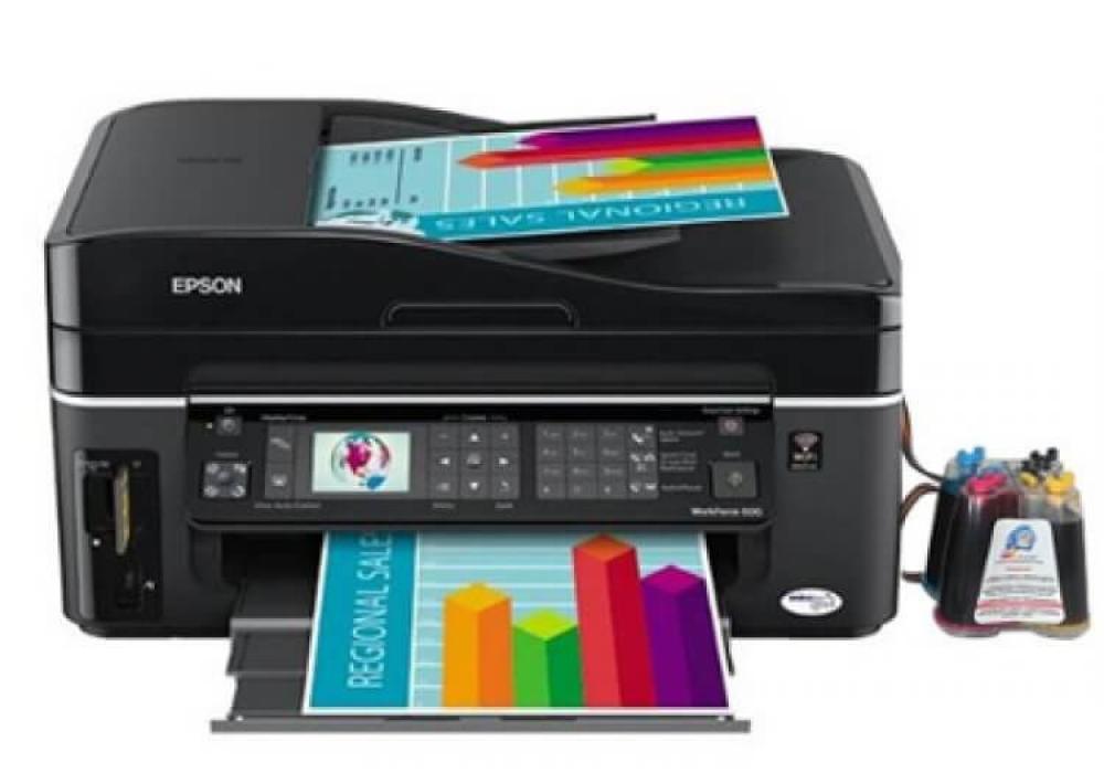 Изображение МФУ Epson WorkForce 600 Ref с чернильной системой - зображення 1