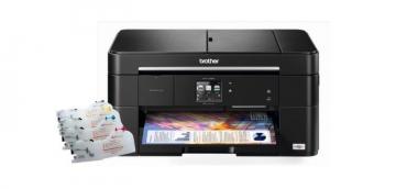 Изображение МФУ Brother MFC-J2320 c перезаправляемыми картриджами