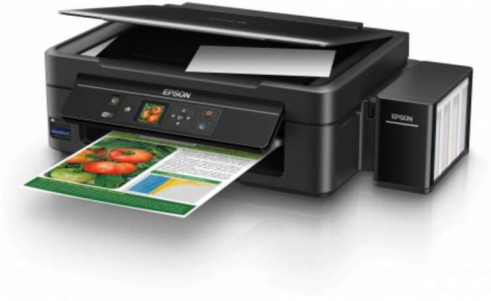 Изображение МФУ Epson L456 с оригинальной СНПЧ и чернилами - изображение 1