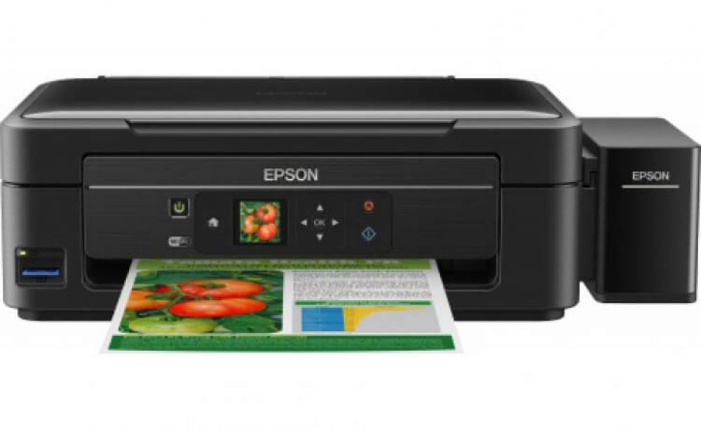 Изображение МФУ Epson L456 с заводской системой НПЧ + чернила INKSYSTEM - изображение 1