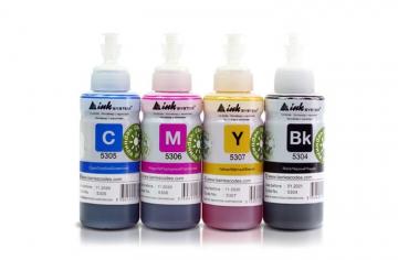 Изображение Светостойкие чернила INKSYSTEM для фотопечати 100мл (4 цвета)